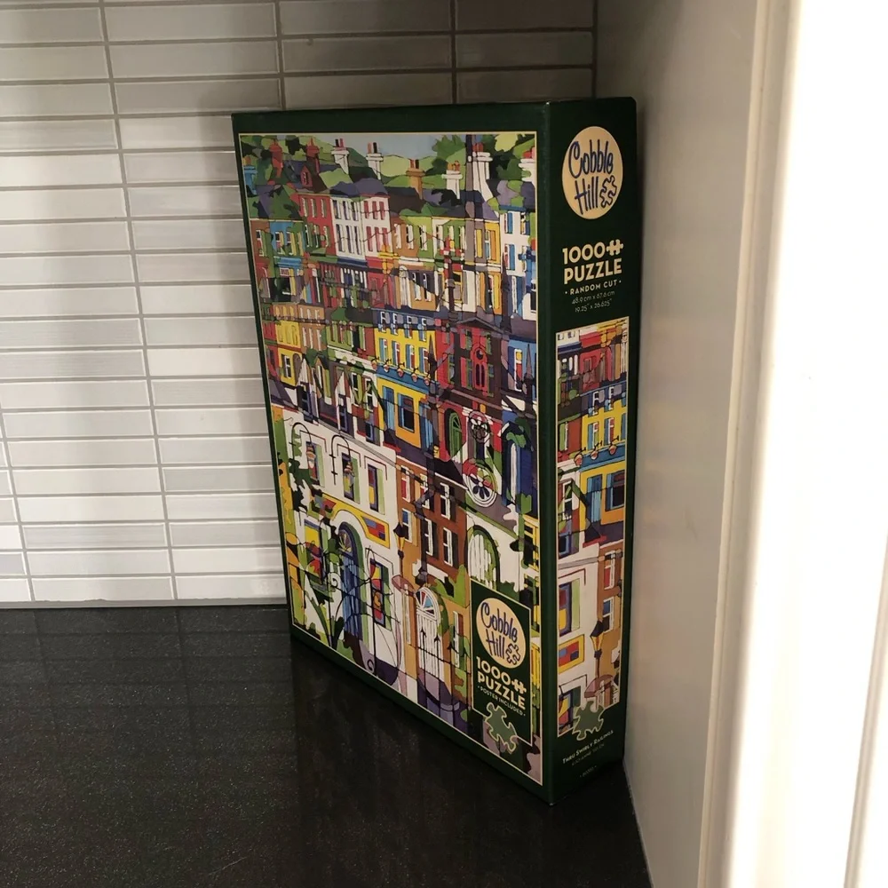 Cobble Hill Thru Swirly Railings 1000 piece puzzle - Picture 2 of 13